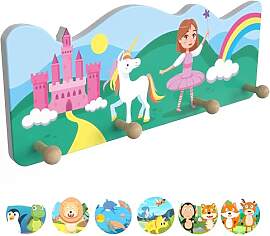 bunnyboo Kindergarderobe aus Holz - Garderobe mit