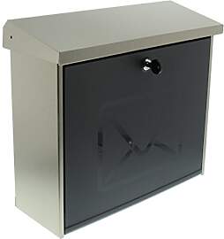 Burg-Wächter Edelstahlbriefkasten mit satinierter 