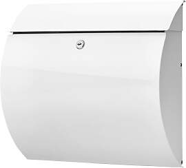 Burg Wächter Stahlbriefkasten mit Öffnungsstopp, 