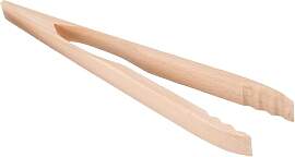 BURI Grillzange Holz 36cm lang unbehandelt