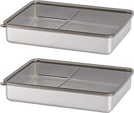 burkfeeg 2 Packs Aufschnittbox Kühlschrank