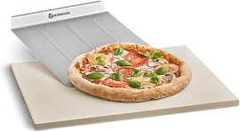 BURNHARD® Pizzastein und Pizzaschaufel für