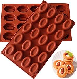 Bustlwor 2 Stück Mini Gugelhupfformen,