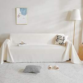 BUSVORES Sofa Überwurfdecke, Chenille Mit Fransen 