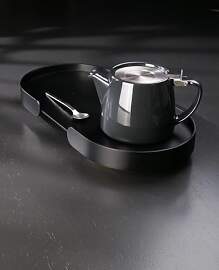 Butler Tablett aus Aluminium, mit hochwertiger