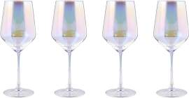 BUTLERS 4er Set Rotweinglas 480ml aus Glas -PEARL- 