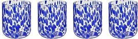 BUTLERS 4er-Set Trinkglas 330ml Glas -CONFETTI-