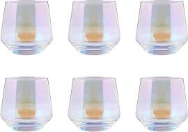 BUTLERS 4er-Set Trinkglas 350ml aus Glas -PEARL-