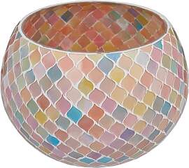 BUTLERS Windlicht Pastel Lights Aluminium Ø18cm | 