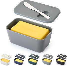 Butterdose mit Deckel für Arbeitsplatte und