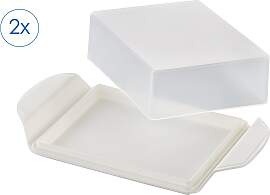 Butterdose RUCO "mit Deckel, 2er Set",