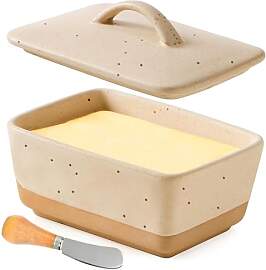 Butterglocke Keramik - Butterdose mit Deckel