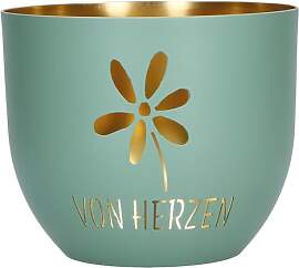 Butzon & Bercker Windlicht Metall Von Herzen - 