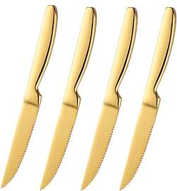 Buyer Star Steakmesser-Set，4 Stück gezahntes
