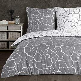 Buymax Bettwäsche 135x200 100% Baumwolle 2-Teilig 