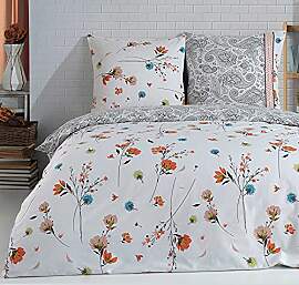 Buymax Bettwäsche 200x220 100% Baumwolle 3-Teilig 