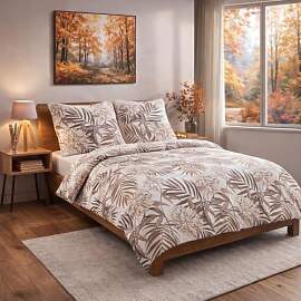 Buymax® Biber Bettwäsche 200x200 cm Flauschige