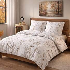 Buymax® Biber Bettwäsche 200x200 cm Flauschige