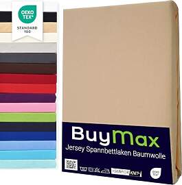 Buymax Topper Spannbettlaken 200x200 cm