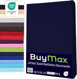 Buymax Topper Spannbettlaken 200x200 cm