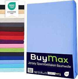 Buymax Topper Spannbettlaken 200x200 cm