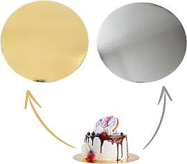BWELY Cake board - Ø 25 cm - 5 Stück - Rund