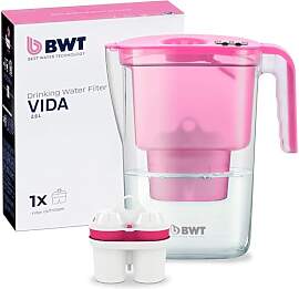 BWT Wasserfilter Kanne Vida Pink 2,6 Liter –