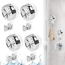 BXUUXA 4 Pack Saughaken Extra Stark Saugnapfhaken