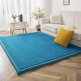 BYBYME Krabbelmatte Baby Korallen Samtmatte