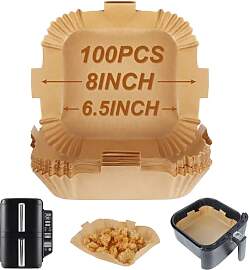 BYKITCHEN 100 Stück Backpapier für