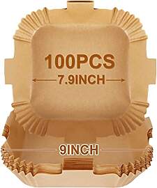 BYKITCHEN 100 Stück Backpapier für