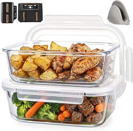 BYKITCHEN 2 Stück Airfryer Zubehör für Ninja