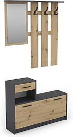 byLIVING Garderoben-Set Tamina/Kommode mit