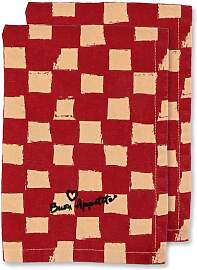 Byon Love Serviette 45x45 cm 2er-Pack Rot-Sand