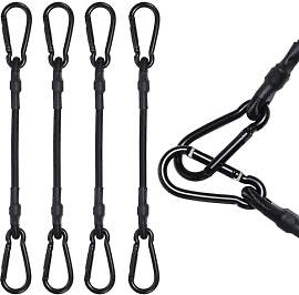 BYZANDQI Spanngummi mit Karabiner - Expander mit
