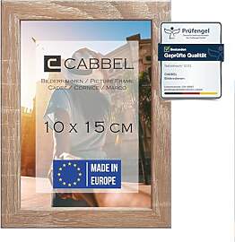 CABBEL Bilderrahmen 10x15 cm, Mokka, stabiles