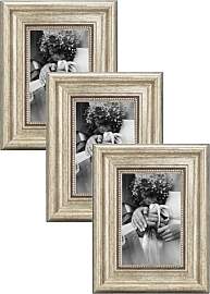 CABBEL Bilderrahmen 10x15 cm Silber - 3-Pack –