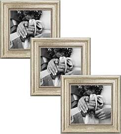 CABBEL Bilderrahmen 20x20 cm Silber - 3-Pack –