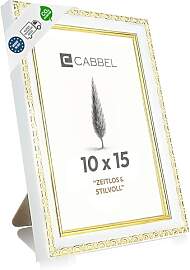 CABBEL Bilderrahmen CELI 10x15 cm Gold/Weiß –