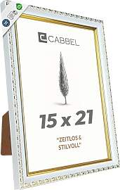 CABBEL Bilderrahmen CELI 15x21 cm Gold/Weiß –