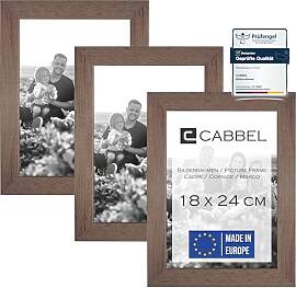 CABBEL Doppelpack (3er Set) 3x Bilderrahmen 18x24