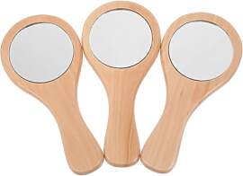 Cabilock 3-Teiliger Tragbarer Mini-Handspiegel Aus 