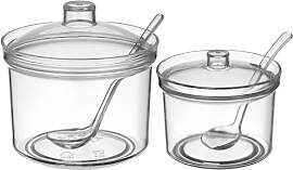 Cabilock Gewürzbox Transparent Mit Deckel Und 2