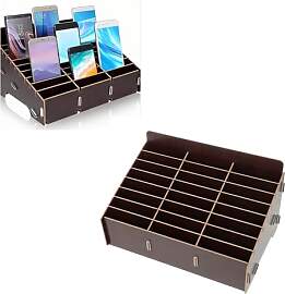 Cabilock Holz Handy Aufbewahrungsbox 32X20X18Cm -