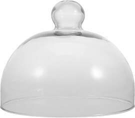 Cabilock Transparente Glasglocke für Kuchen, 7