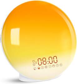 Cadrim Tageslichtwecker Wake Up Licht Lichtwecker