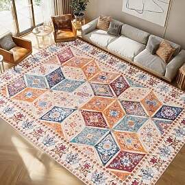 Calinline Vintage Teppich Wohnzimmer 200x300 cm,