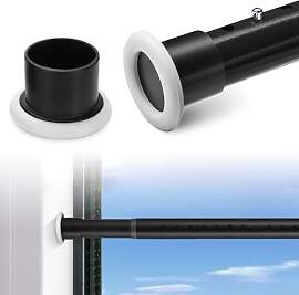 CALIYO Gardinenstange ohne Bohren, Ø 32 mm –