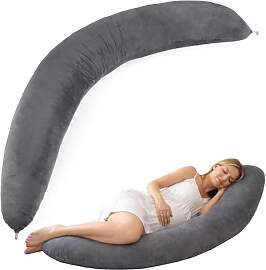 CALIYO Stillkissen XXL 190 × 32 cm,