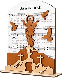 CALLYSONIC Personalisiertes Holz Stehendes Jesus